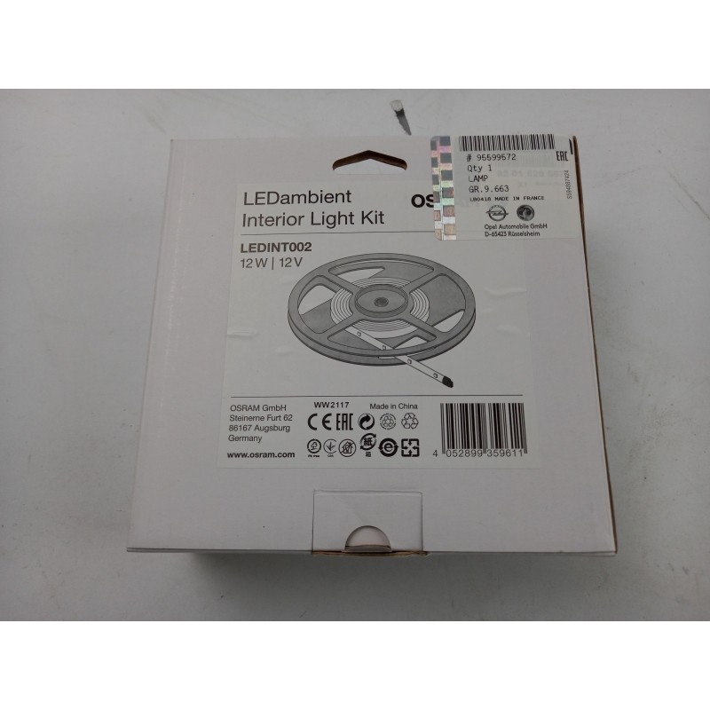 Pièce pour OPEL - Light, Boot Interior 95599572