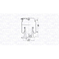 SOUFFLET À AIR, SUSPENSION PNEUMATIQUE POUR IVECO DAILY 00