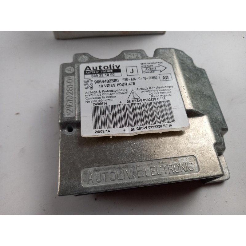 Pièce pour PEUGEOT/CITROEN - Control Unit, Airbag 6546C3