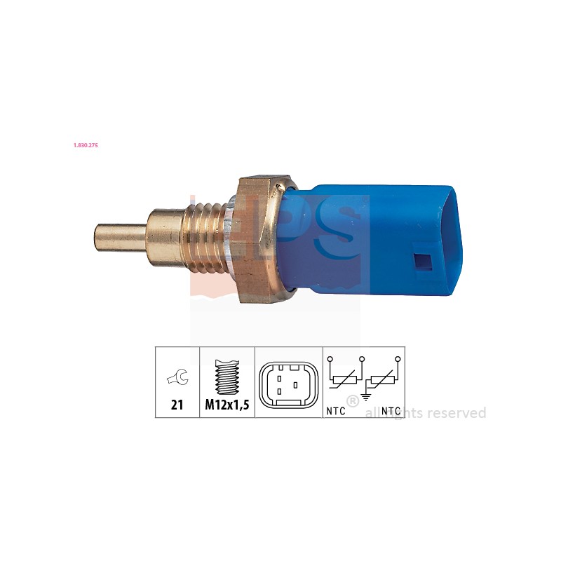SONDE DE TEMPÉRATURE, LIQUIDE DE REFROIDISSEMENT POUR FIAT PALIO/SIENA 97