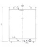 RADIATEUR MOTEUR POUR  ENGIN CATERPILAR 305CR 245-2138 2452138