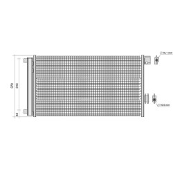 PIECE POUR RENAULT CONDENSEUR CLIMATISATION  921004366R
