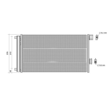 PART FOR  RENAULT CONDENSER FOR 921004366R