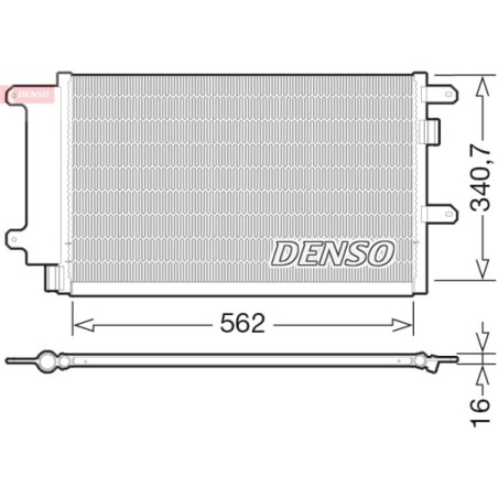 CONDENSEUR, CLIMATISATION POUR IVECO DAILY 06