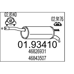SILENCIEUX FIAT DOBLO 00