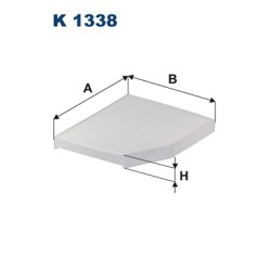 FILTRE, AIR DE L`HABITABLE POUR FORD TRANSIT 13