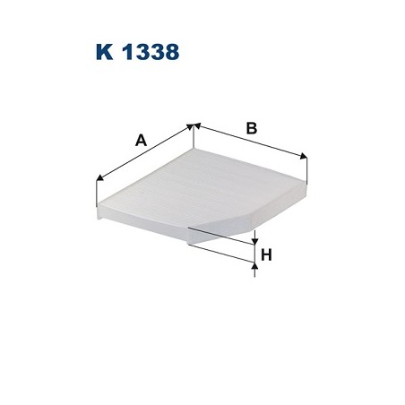 FILTRE, AIR DE L`HABITABLE POUR FORD TRANSIT 13