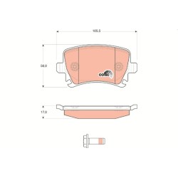 PLAQUETTES DE FREIN AUDI A4 B5 94