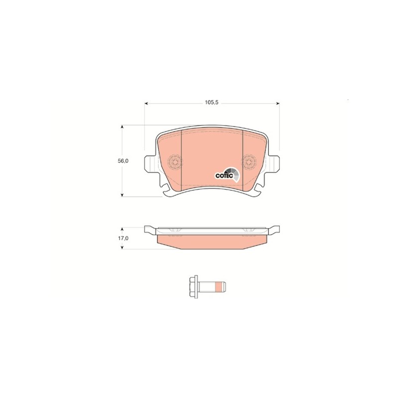 PLAQUETTES DE FREIN AUDI A4 B5 94