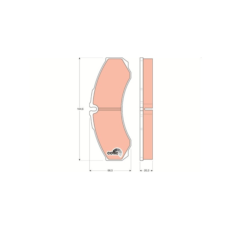 PLAQUETTES DE FREIN POUR IVECO DAILY 06