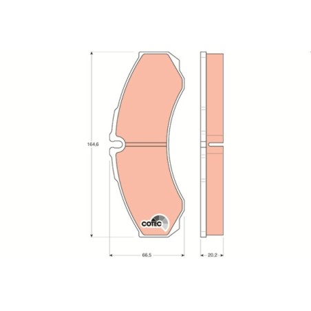PLAQUETTES DE FREIN POUR IVECO DAILY 06