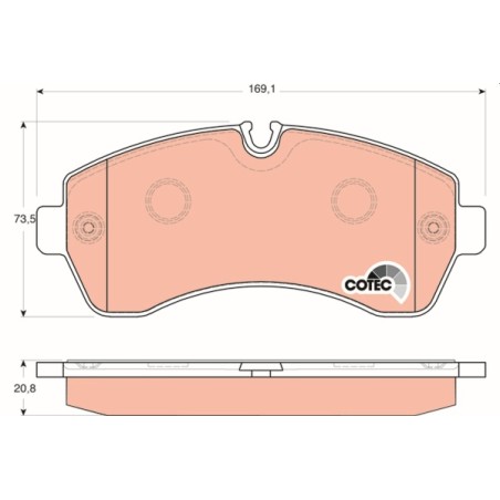 PLAQUETTES DE FREIN POUR MERCEDES SPRINTER 06