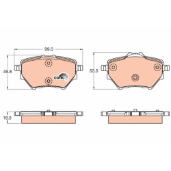 PLAQUETTES DE FREIN CITROEN BERLINGO 18