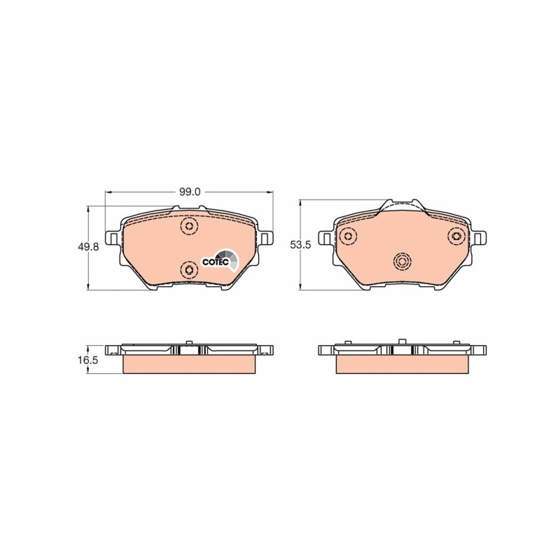 PLAQUETTES DE FREIN CITROEN BERLINGO 18
