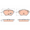 PLAQUETTES DE FREIN CITROEN BERLINGO 18