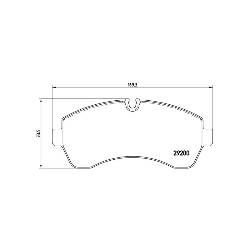 PLAQUETTES DE FREIN MERCEDES SPRINTER 06