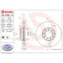 DISQUE DE FREIN IVECO DAILY 06