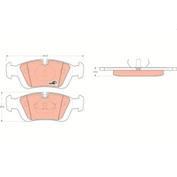 PLAQUETTES DE FREIN POUR BMW Z3 E36 97