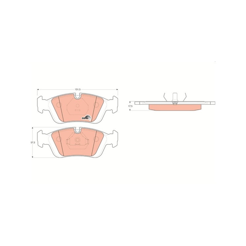 PLAQUETTES DE FREIN POUR BMW Z3 E36 97