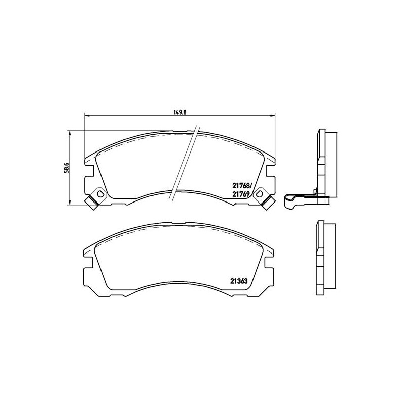 PLAQUETTES DE FREIN CITROEN C-CROSSER 07