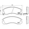 PLAQUETTES DE FREIN CITROEN C-CROSSER 07