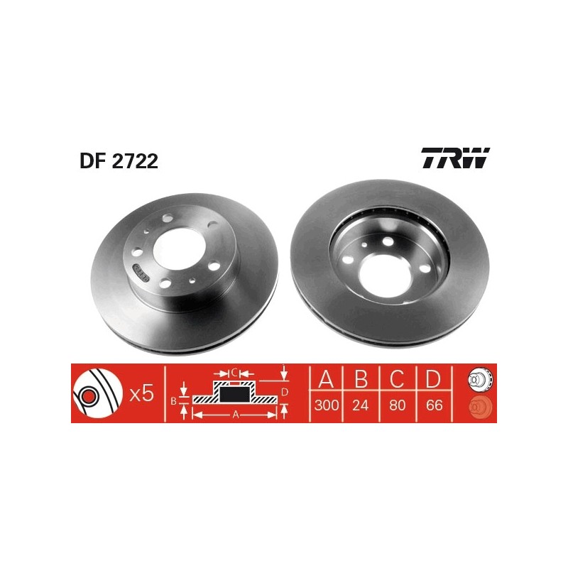 DISQUE DE FREIN POUR FIAT DUCATO 06