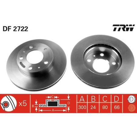 DISQUE DE FREIN POUR FIAT DUCATO 06