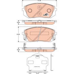 PLAQUETTES DE FREIN HYUNDAI TUCSON 20
