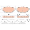 PLAQUETTES DE FREIN MITSUBISHI CANTER 01
