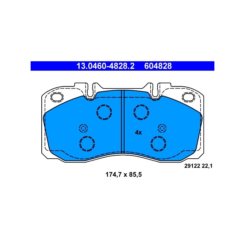 PLAQUETTES DE FREIN IVECO DAILY 06