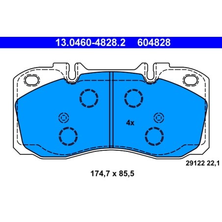 PLAQUETTES DE FREIN IVECO DAILY 06