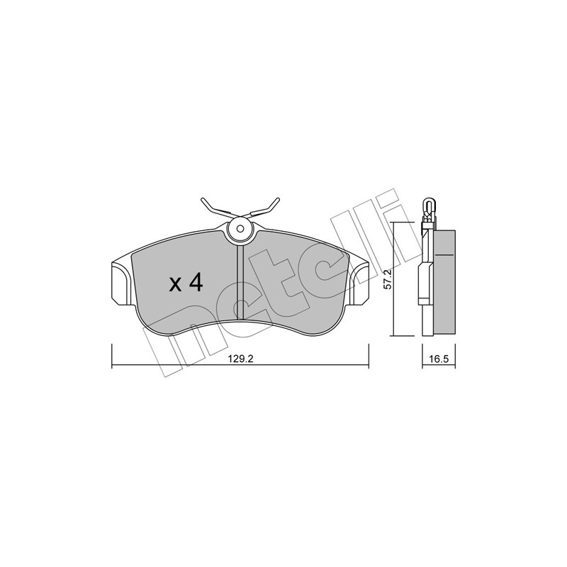 PLAQUETTES DE FREIN POUR NISSAN PRIMERA P11 96
