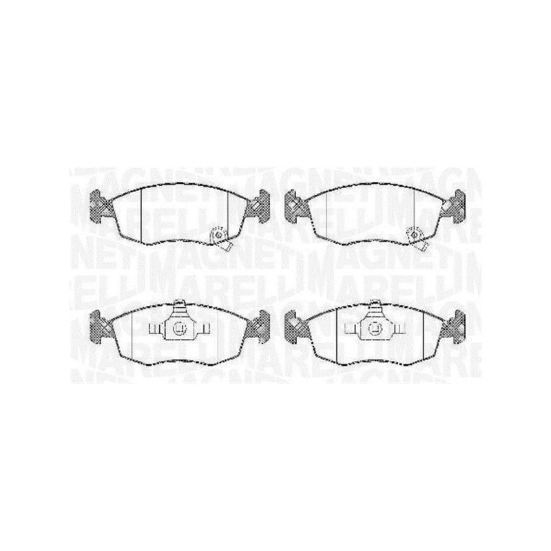 PLAQUETTES DE FREIN POUR FIAT PANDA 12