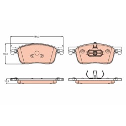 PLAQUETTES DE FREIN CITROEN JUMPY 07