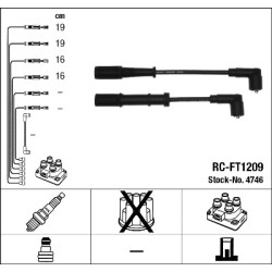 KIT DE CÂBLES D`ALLUMAGE POUR FIAT DOBLO 00