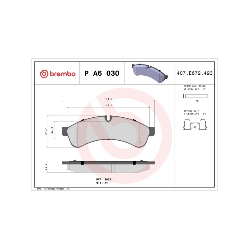 PLAQUETTES DE FREIN IVECO DAILY 14