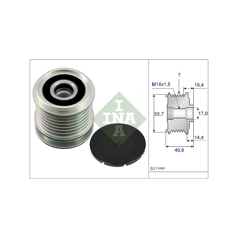 POULIE ROUE LIBRE, ALTERNATEUR MERCEDES E W210 95