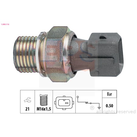 CAPTEUR DE PRESSION D`HUILE POUR FIAT DUCATO 94