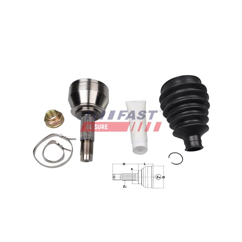 JEU DE TRANSMISSION POUR FIAT DOBLO 00