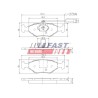 PLAQUETTES DE FREIN POUR FIAT PALIO/SIENA 97
