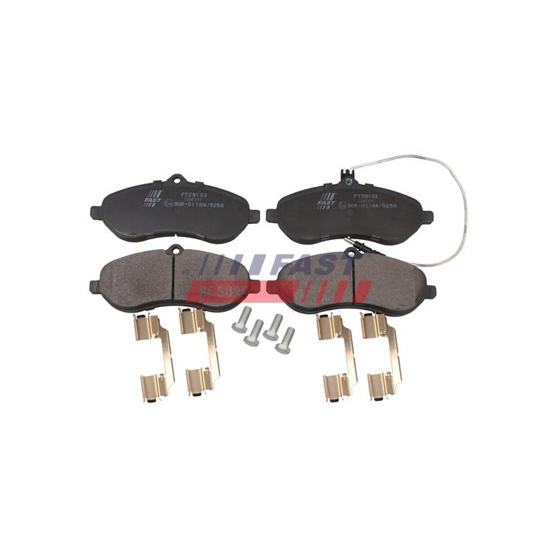 PLAQUETTES DE FREIN POUR FIAT SCUDO 07