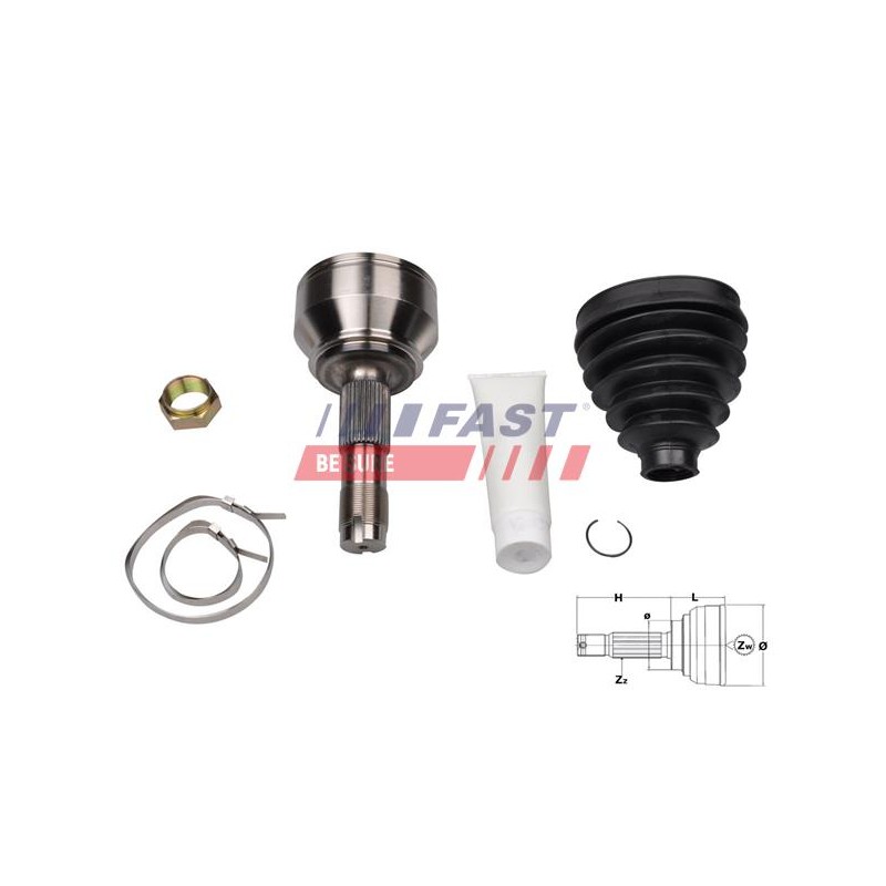 JEU DE TRANSMISSION POUR FIAT DUCATO 06