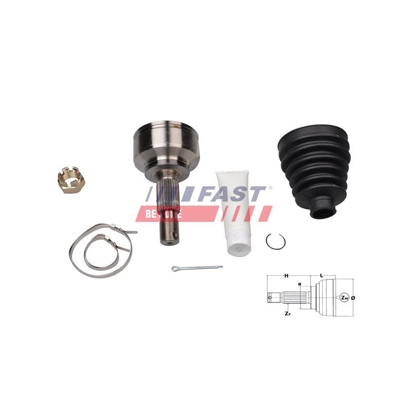 JEU DE TRANSMISSION POUR FIAT SCUDO 07