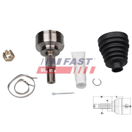 JEU DE TRANSMISSION POUR FIAT SCUDO 07