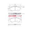 PLAQUETTES DE FREIN POUR FIAT DUCATO 94