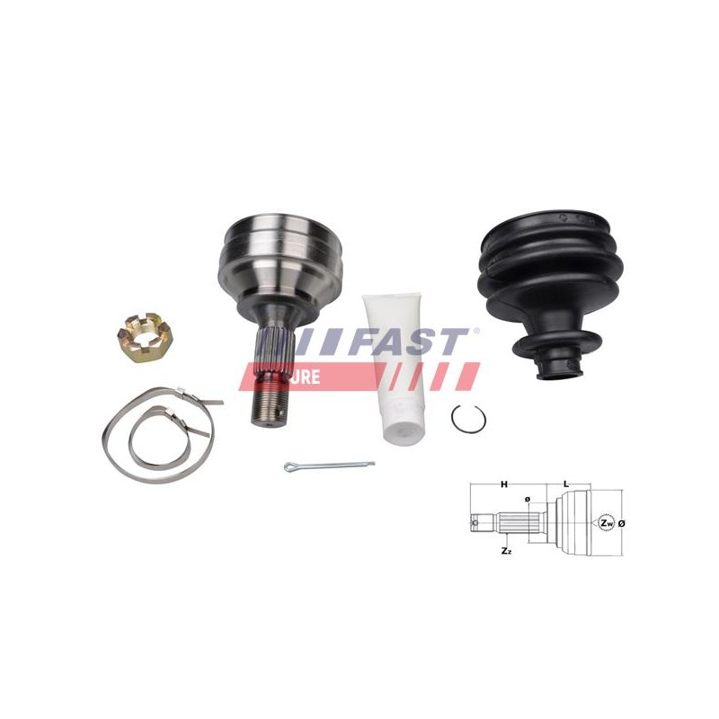 JEU DE TRANSMISSION POUR CITROEN BERLINGO 08