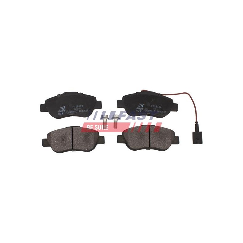 PLAQUETTES DE FREIN POUR FIAT FIORINO 07