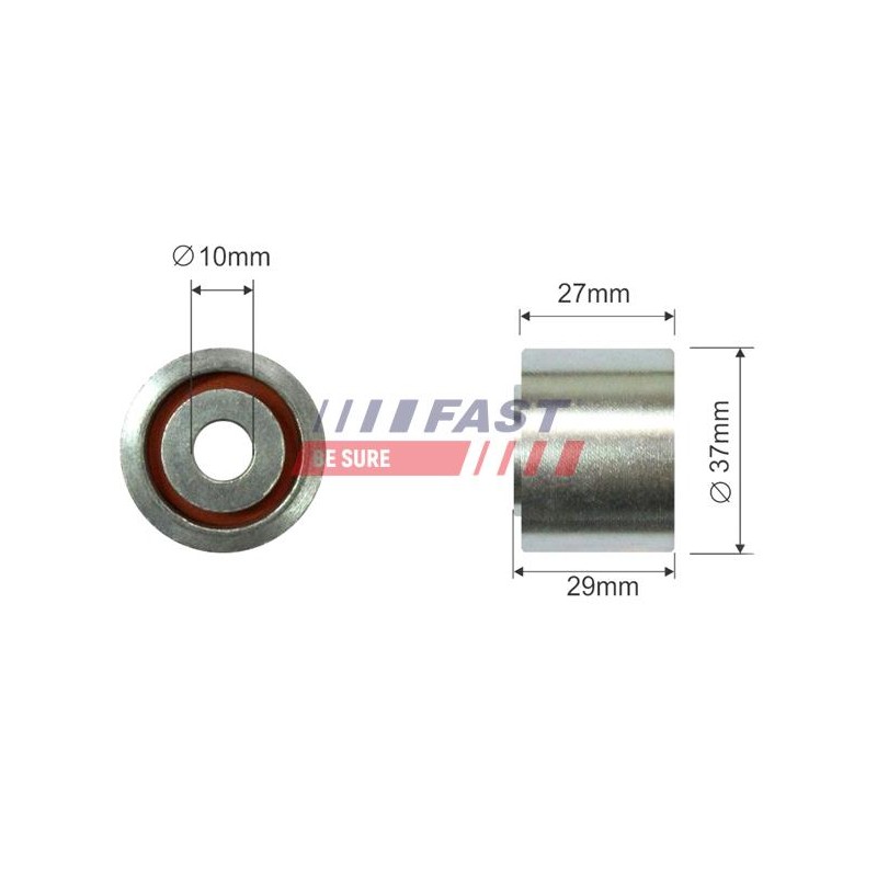TENDEUR DE COURROIE TRAPÉZOÏDALE À NERVURES POUR FIAT SCUDO / ULYSSE 95