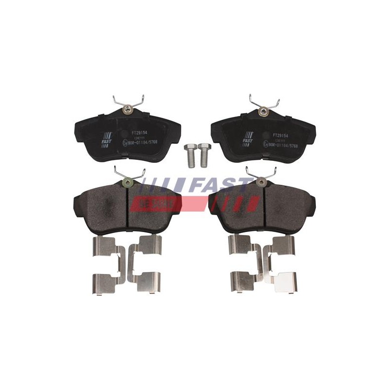 PLAQUETTES DE FREIN POUR FIAT SCUDO 07