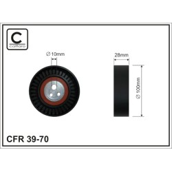 TENDEUR DE COURROIE TRAPÉZOÏDALE À NERVURES POUR FIAT MAREA 96